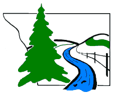 Soil and Water Conservation District logo with tree and stream